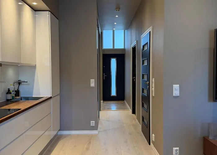 Modern With Private Parking Bergen